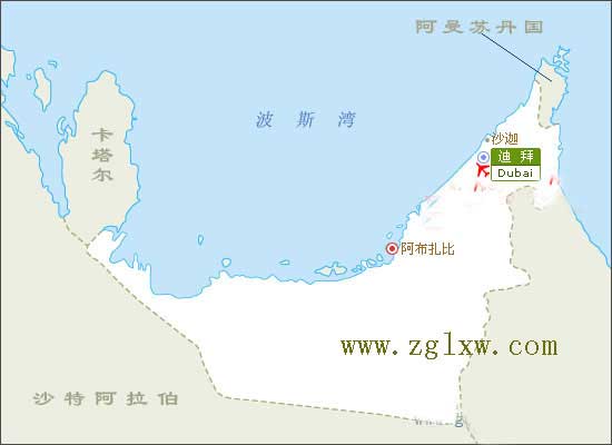 迪拜地图,迪拜旅游地图_北京中国国旅