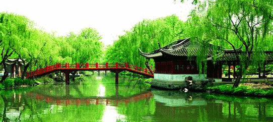 <华东五市-中国馆-西湖船游西溪湿地>华东五市精华游